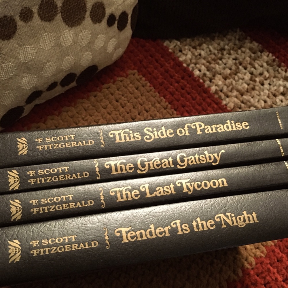 Vintage 4 Volume Set of F Scott Fitzgerald Books